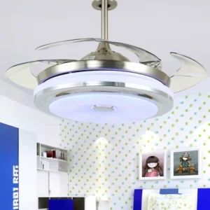 NEW Modern Designer Decorative Vintage Bedroom Home Lighting Flush Mount Led Fans Ceiling Lamp