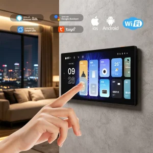 Nalite Smart Wall Switch Control Panel 4 Major Subsystems Light Curtain AC Security Smart Control for Centralized Management