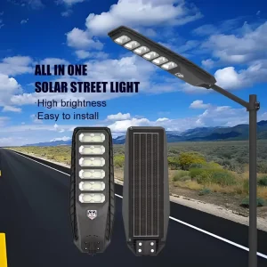 NanDe Factory Price OEM ODM Engineering Quality High Lumen Solar Led Street Light Dusk to Dawn Smart Sensor Outdoor Street Light