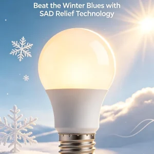Near-Sunlight Flicker-Free Dimmable LED Bulb