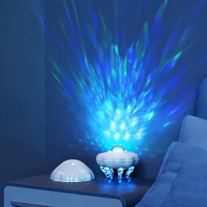 New Arrival LED Ripple Lamp Holiday Gift Water Wave Projector Animal Night Light Jellyfish Projection Ocean Wave Timer Projector