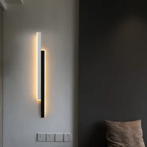 New Arrival Modern Linear LED Wall Sconce Iron Minimalist Strip Lamp Energy Saving Home Hotel CE RoHS Certified