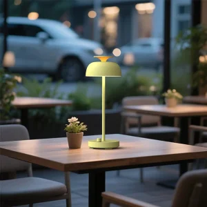 New Arrival Modern Simple Portable Cordless Bedside Table Lamp LED Battery Powered Sleep Aid Night Light White Noise Bedrooms