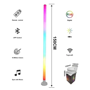 New Arrival Smart Home LED Strip Light 1.5M RGBIC Music WiFi WS2811 USB Floor Corner Lamp with Magic Colors