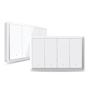 New Arrival US Standard Wifi Matter Tuya Smart Switch Wireless APP Manual Panel Wall Smart Switch 1 2 3 4 Gang Smart Switch
