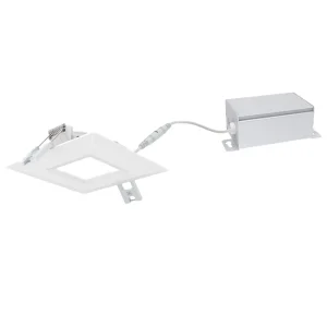 New Construction Recessed Aluminum LED Dome Downlight 6W 4 Inch IC Airtight Housing Dimmable IP44