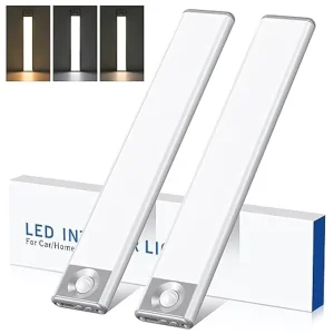 New DC5V USB Rechargeable 1200mAh Wireless Motion Sensor Cabinet Light Modern Design IP44 Waterproof Under Kitchen Lighting