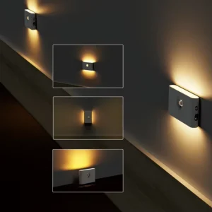 New Design Eye protection Human Body Motion Sensor Smart Night Lights Portable Led Wall Lamp Indoor Move Toilet Night Light