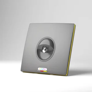 New Design Grey Panel 16A Wall Socket 86*86mm UK Standard Electrical Socket Universal Satellite TV Port Socket