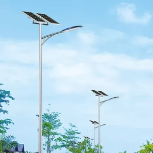 New Design IP66 Custom Waterproof Solar Street Light Aluminum Alloy Body for Outdoor Road Application
