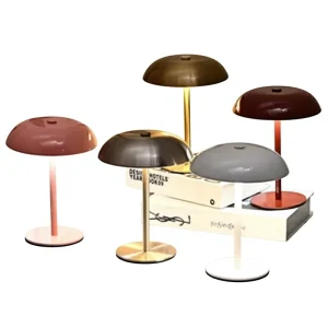 New Design Luxury Cordless Restaurant Table Lamp Rechargeable Touch Control Wireless Table Lamp