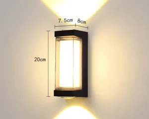 New Design Outdoor 16W Home Garden Wall Lamp Waterproof Hotel Courtyard Balcony Porch Decoration Wall Light