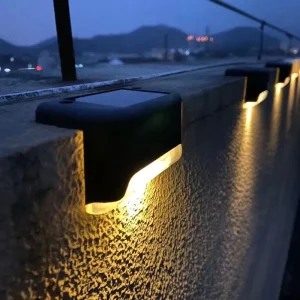 New Design Waterproof Ip65 ABS Led Solar Light for Garden Waterproof Solar Staircase Light Balcony Solar Courtyard Landscape