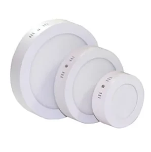 New Modern Round Commercial Indoor Surface Mounted Ip20 6w 12w 18w 24w Led Panel Light Lampe