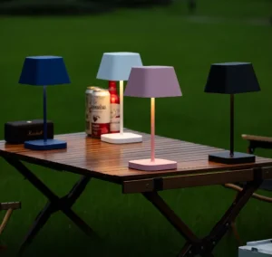 New Modern Waterproof USB Battery Power Cordless Table Lamps Hotel Bedside Desk Lamp Home Decor Lighting