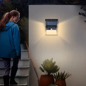 New Product 1w IP65 Waterproof Outdoor Garden Street Super Bright Decorative Lighting All in One Solar Garden Light