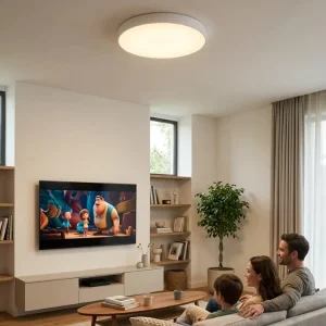 New Product Ultra thin PC 32W 48W Surface Mounted Round Kids Ceiling Lights for Bedroom