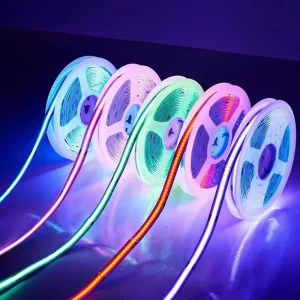 New Slim Flexible COB 5M 16.4FT Led Strips High Density 3 5 Years Warranty 12V 24V COB Led Strip Light with Can Be Pasted