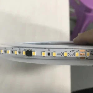 New Stock White DC24V Smart Led Strip Light Running Water Flowing WS2811 Cuttable 3000k 8mm 12.5cm