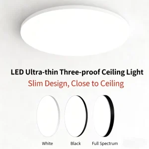 New Style Farmhouse style LED Ceiling Lights for Living Rooms Bedrooms Children’s Rooms eye protective CRI 60 IP44 DIY