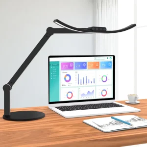 New Swing Arm Curved Desk Lamp Bedside Table Desk Lamp 45cm Long Architect Desk Lamp with Base