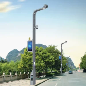 New Urban Smart Street High Pole Lamp Monitoring Integrated Pole Street Light