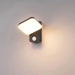 New Waterproof New Model 12 W PIR Sensor LED Wall Light Exterior LED Lighting Luminaires for Outdoor Walls IP65 Rating