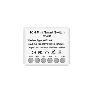 Newest 10A Smart WiFi Mini Light Switch with Voice and Remote Control