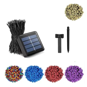 Newish Solar Powered Lawn Lamp Garden Decoration Waterproof Fairy String Light 200 Led Solar Garden Lights for Christmas Decor
