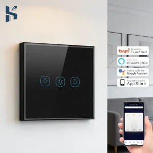 No-Neutral Smart Light Switch WiFi 3-Way Control Wall Switch App Compatible Home Automation