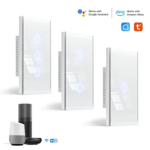 No-Neutral-Wire 1-Gang US WiFi Smart Wall Light Switch