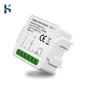 No-Neutral Zigbee Mini Wall Switch Module, 1/2/3-Gang App Remote Control