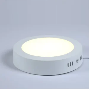 Non Isolated Round 6W 12w 18w 24w Surface Mounted LED Panel Light