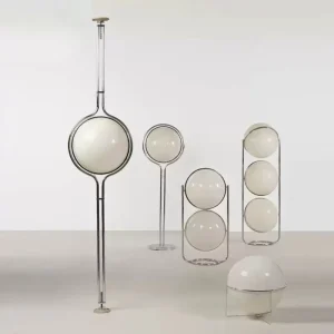 Nordic Art Bauhaus Vintage Round Ball Floor Lamp Living Room Sofa Simple Bedside Lamp Designer Decorative Lamp
