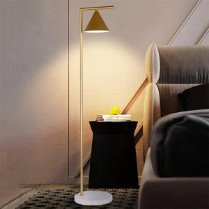 Nordic Art Metal Floor Lamp Gold