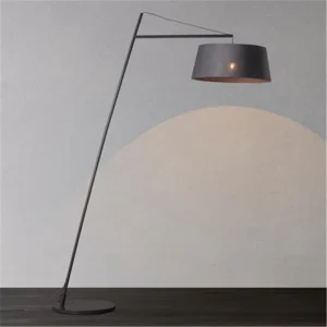 Nordic Contemporary Creative Minimalist Designer LED Iron Floor Lamp Artwork Warm White Light 400 Lumens for Bedside Living Room