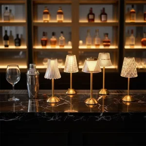 Nordic Cordless LED Bedside Lamp Battery Powered Dimmable Touch Sensor Table Light Ambient Lighting Dining Table Wedding
