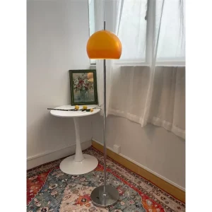 Nordic Creative LED Standing Lamp Glass Living Room Home Decorative Mushroom Table Light