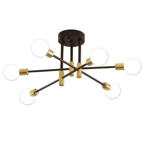 Nordic Design 4 6 8 Heads Surface Mounted Indoor LED Ceiling Lights Suitable for Restaurants Living Room Bedroom Home Decoration