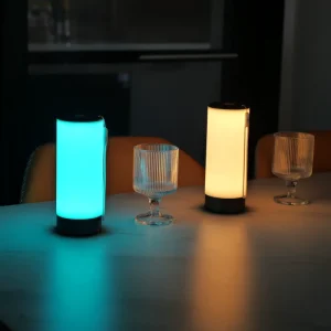 Nordic Design Rechargeable Battery Included Touch Control LED Table Lamp for Bedroom Dining Room Study & Night Light