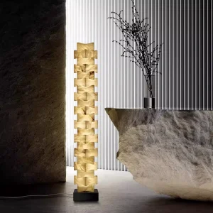 Nordic Designer Marble Floor Lamp Interior Home Living Room Bedroom Villa Hotel Luxury Decoration Brass Floor Lamps