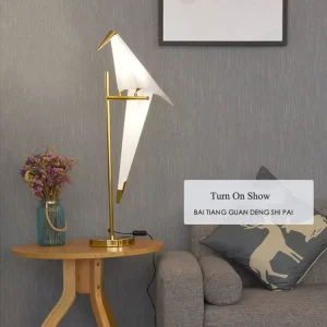 Nordic Fancy Acrylic Bird Led Table Lamp Modern Bedside Desk Lamp