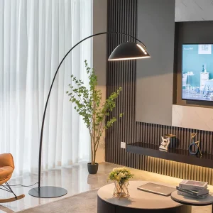 Nordic Fishing Floor Lamp Full-Spectrum Eye-Care Standing Light for Living Room Sofa