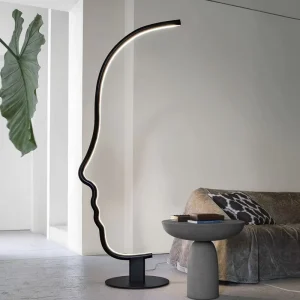 Nordic Italian Designer Modern Minimalist Iron LED Floor Lamp with for Multi Room Use