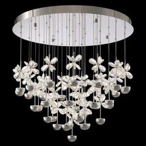 Nordic LED Ceiling Light Stainless Steel for Living Room