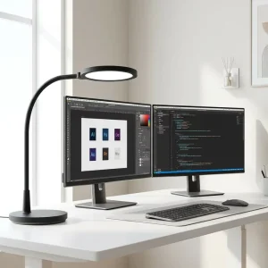 Nordic LED Desk Lamp for Office Home Flexible Arm Touch Control