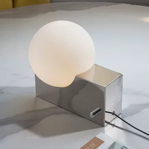 Nordic LED Desk Table Lamp Bedroom Ins Style Design Bedside GlassTable Light for Kids Room Interior Home Decor Fixture