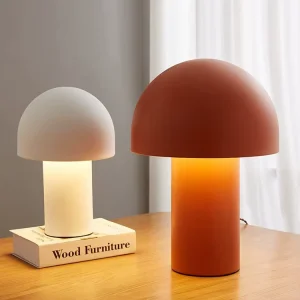 Nordic LED E27 Bulbs Lights Decoration Mushroom Night Lamp for Bedside Table