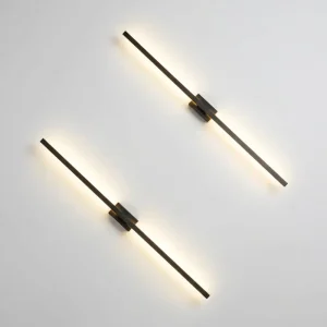 Nordic Minimalist Bedroom LED Sconces Wall Lights Indoor Modern Aluminum Wall Lamps for Bathroom