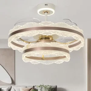 Nordic Minimalist Ceiling Fan Light for Living Room Dining Room Bedroom